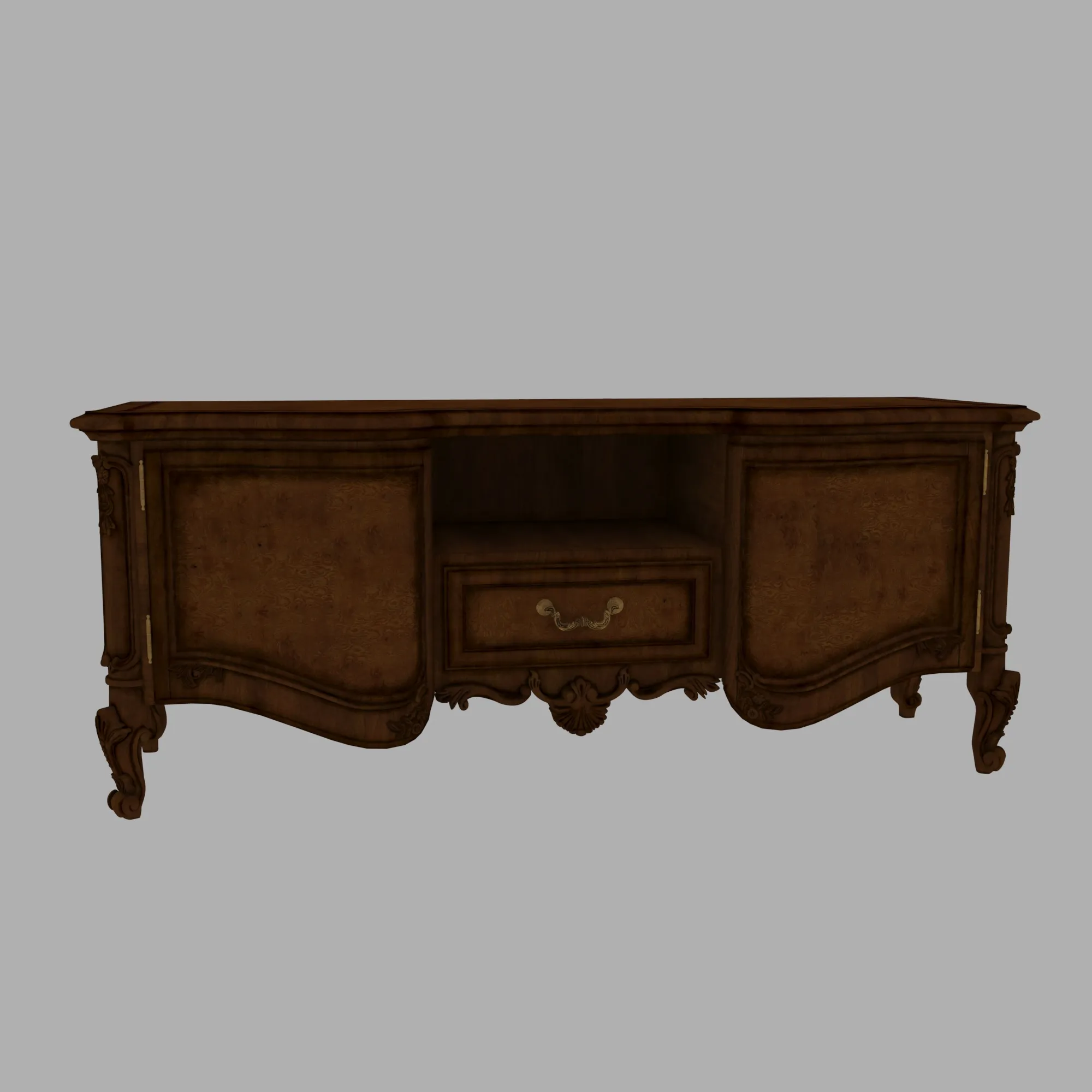 Base cabinet 3D Model .c4d .max .obj .3ds .fbx .stl .blend 