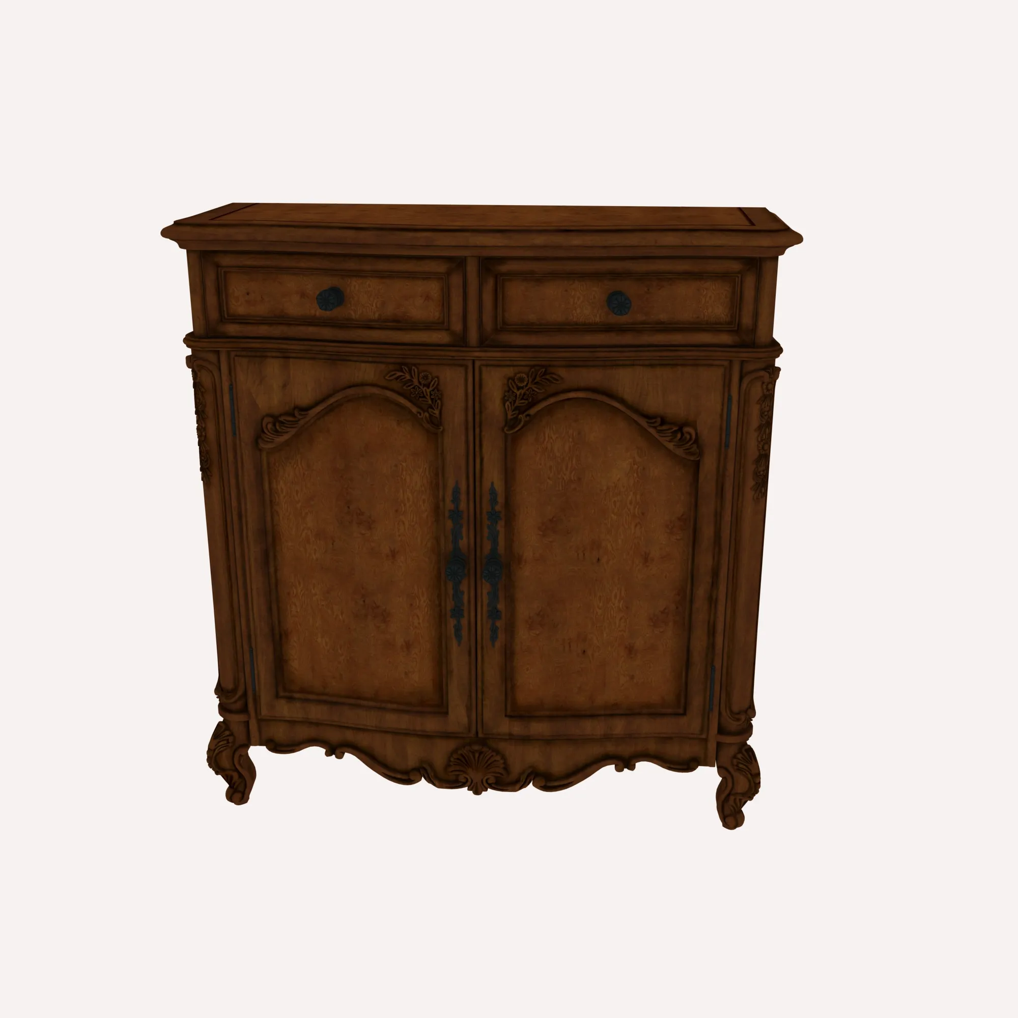 Base cabinet 3D Model .c4d .max .obj .3ds .fbx .stl .blend 