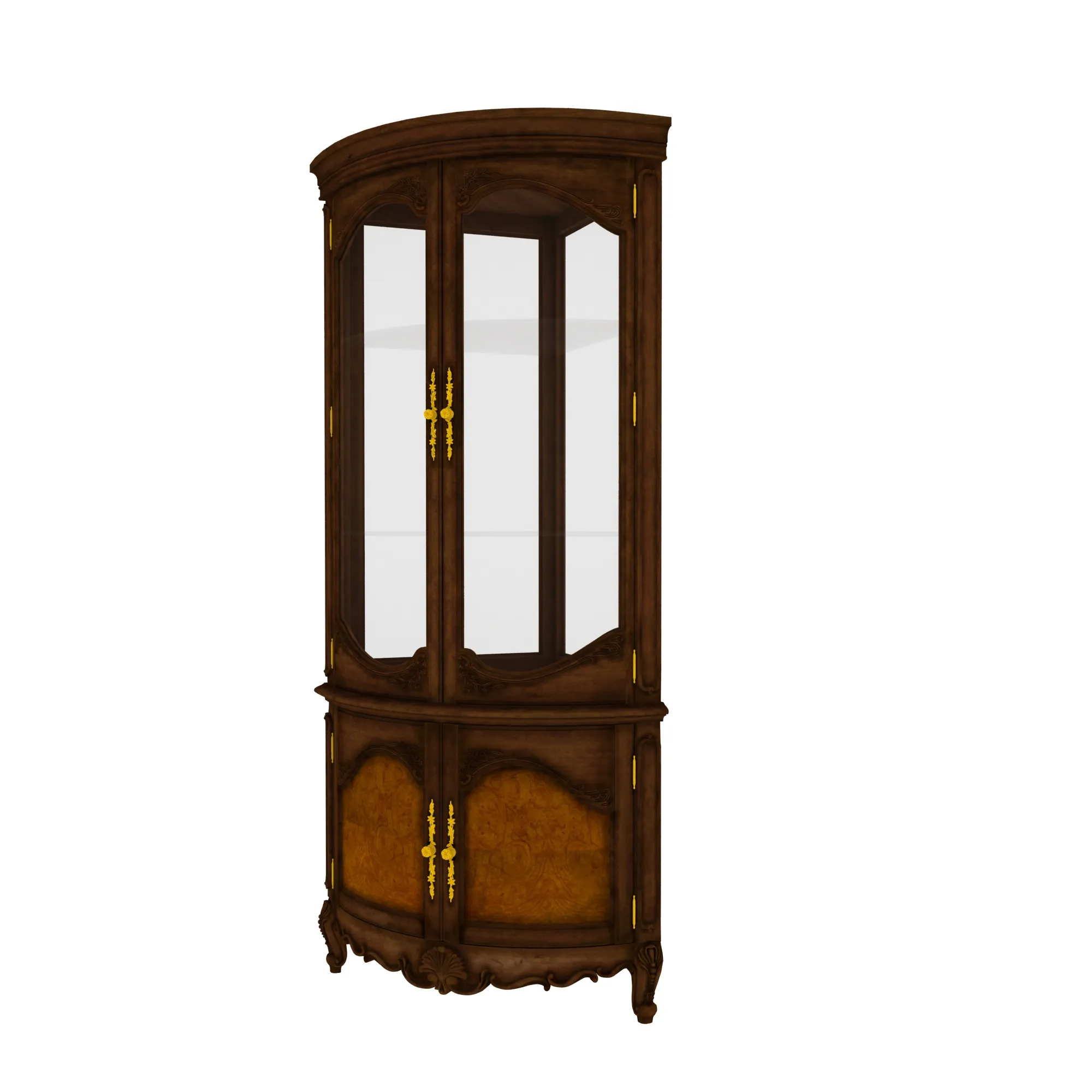 Wine cabinet 3D Model .c4d .max .obj .3ds .fbx .stl .blend