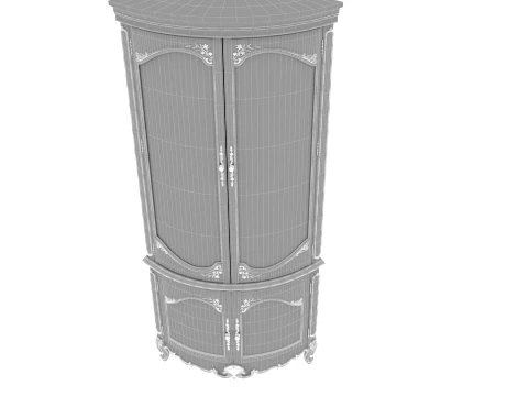 Wine cabinet 3D Model