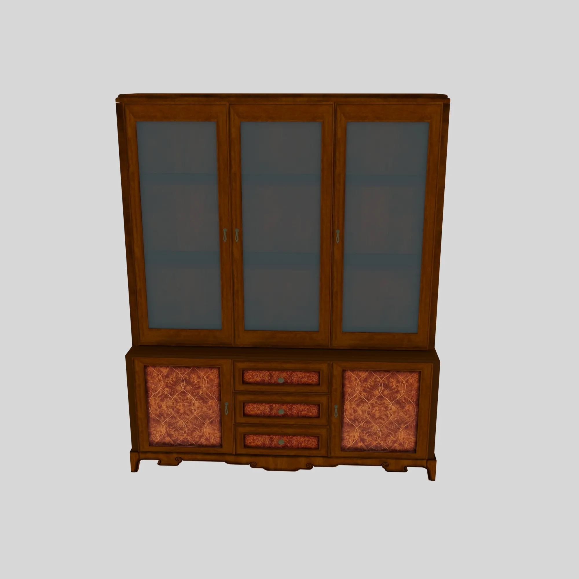 Bookcase 3D Model .c4d .max .obj .3ds .fbx .stl .blend 