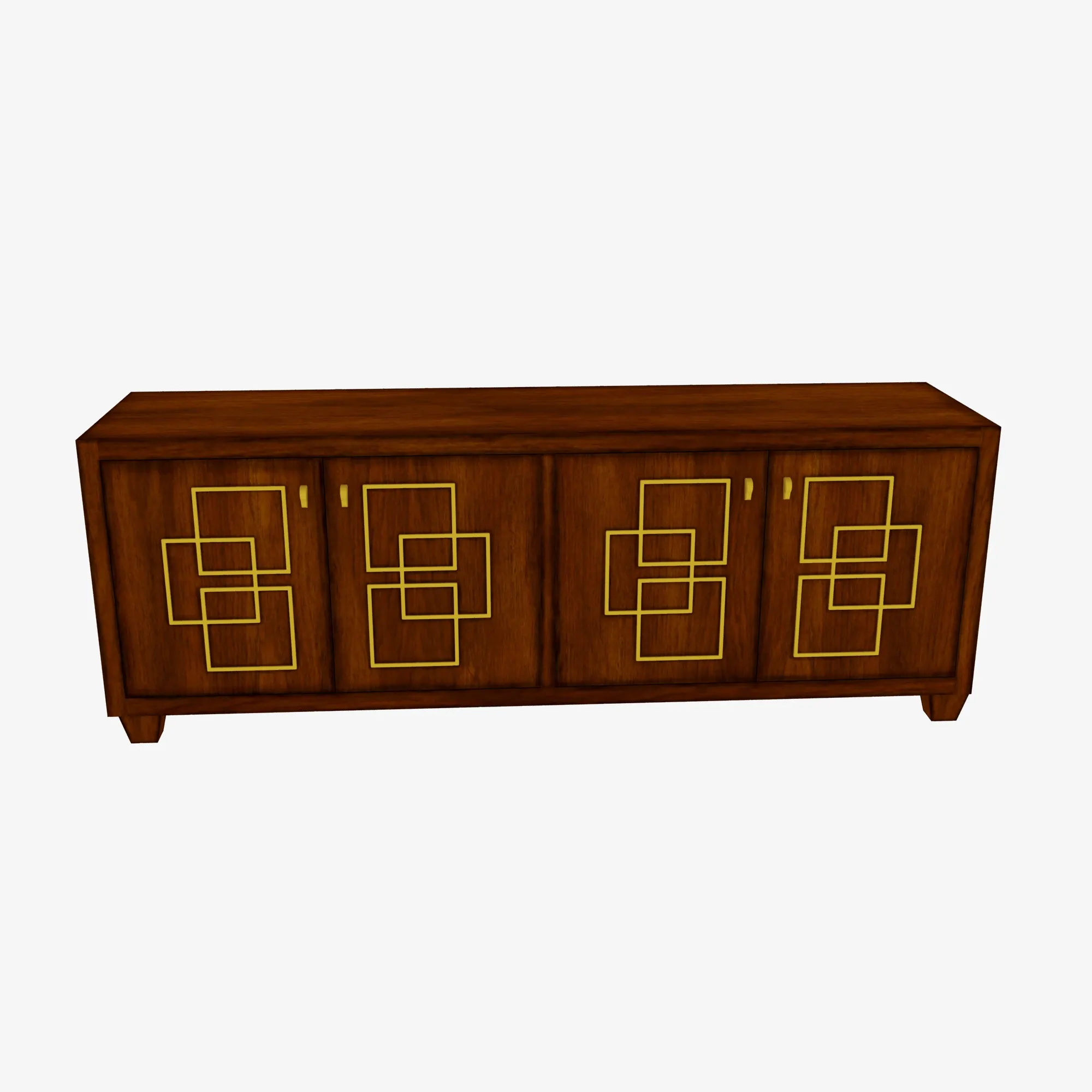 Base cabinet 3D Model .c4d .max .obj .3ds .fbx .stl .blend 