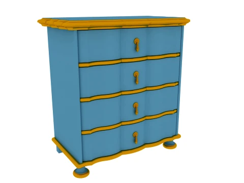 Chest of drawers 3D Model