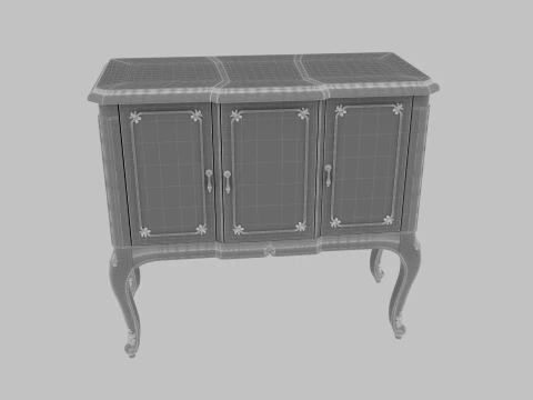 Display cabinet 3D Model