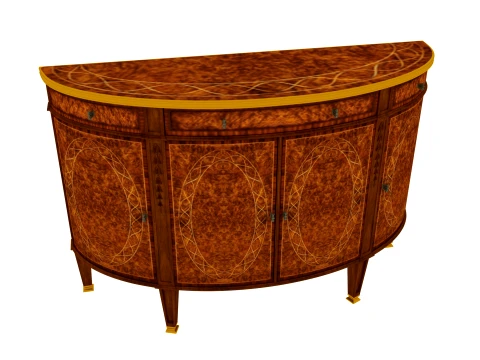 Display cabinet 3D Model