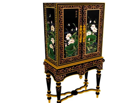 Lacquer cabinet 3D Model