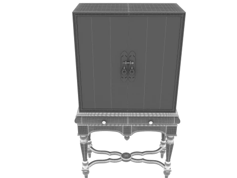 Lacquer cabinet 3D Model
