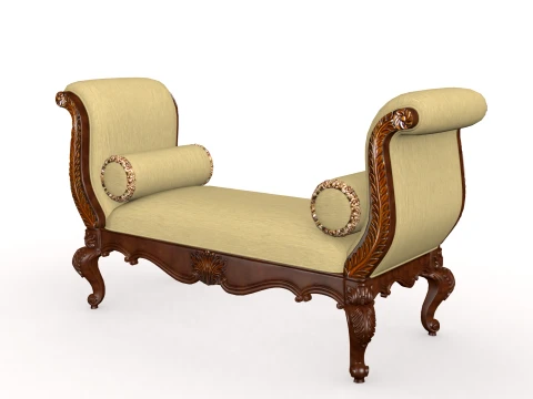 Bed-End Chair 3Dモデル