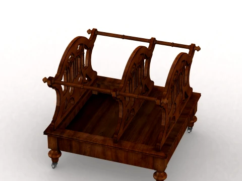 Bookshelf 3D Model