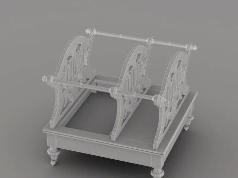 Bookshelf 3D Model