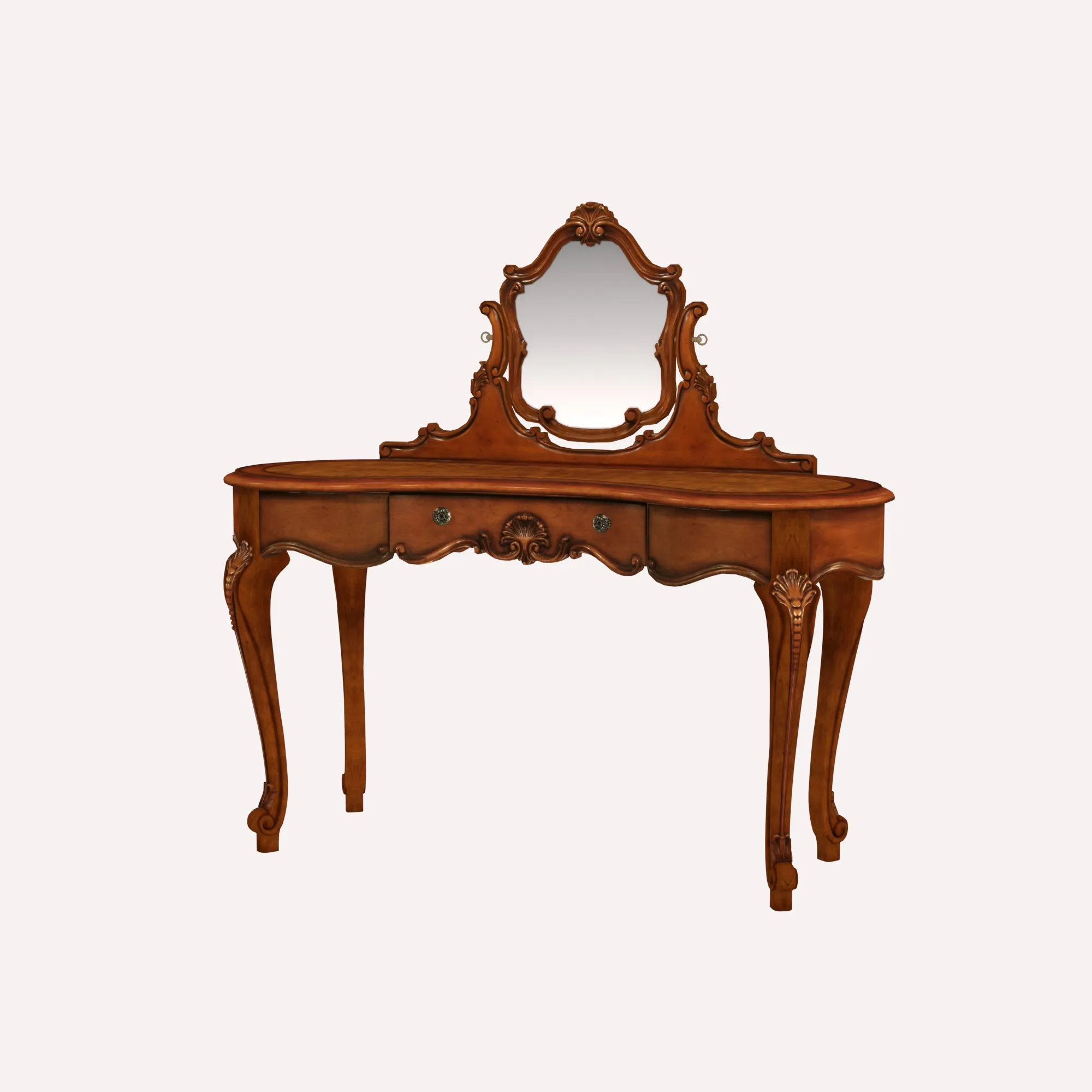 Dressing table 3D Model .c4d .max .obj .3ds .fbx .stl .blend 