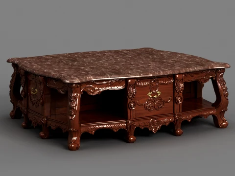 Square table 3D Model