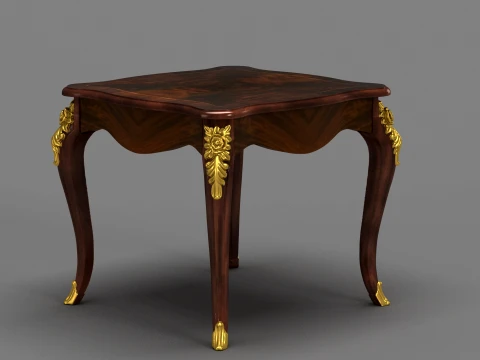 Square table 3Dモデル