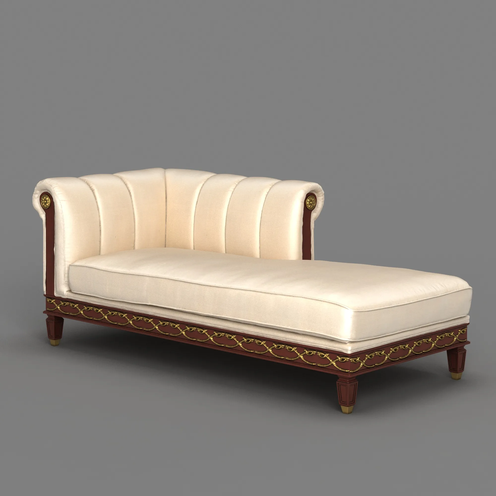 Concubine bed 3D Model .c4d .max .obj .3ds .fbx .stl .blend 