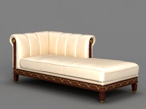 Concubine bed 3D Модель