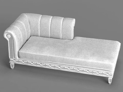 Concubine bed 3D Model