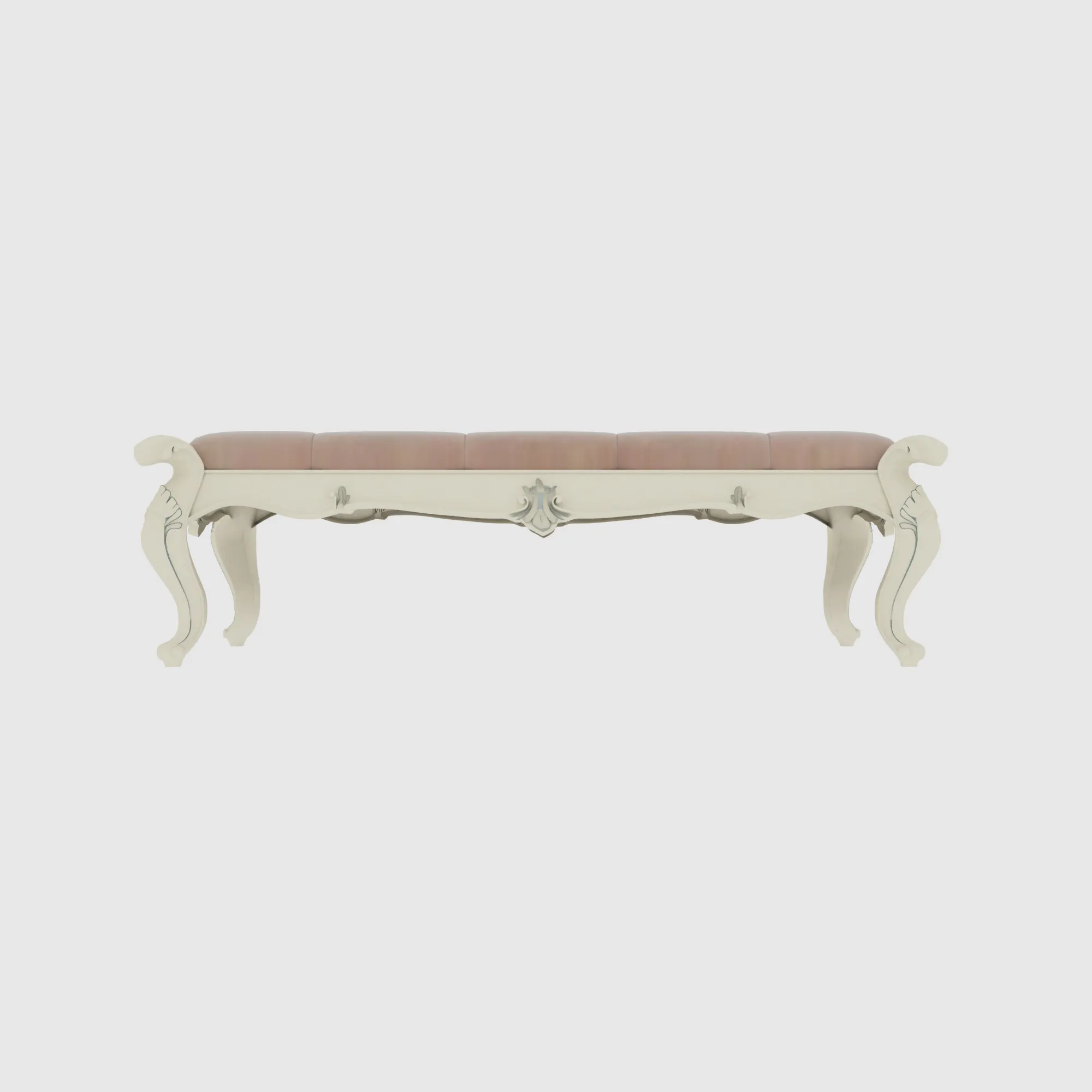 Footstool 3D Model .c4d .max .obj .3ds .fbx .stl .blend