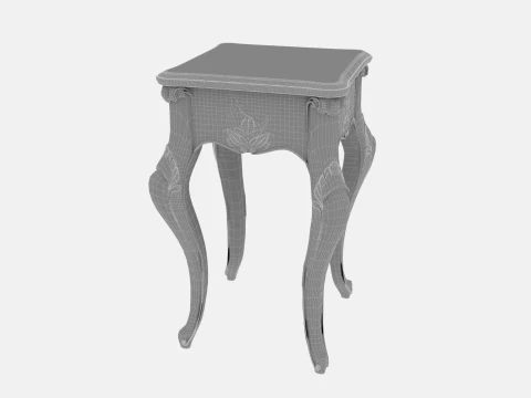 Square Flower Bed 3D Model