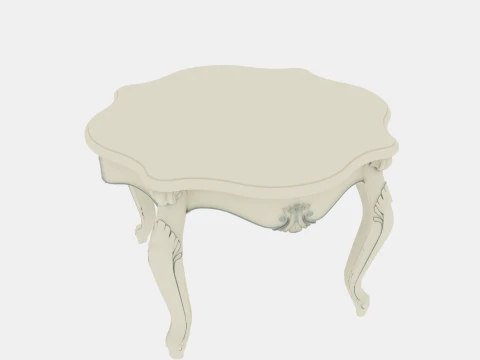 Square table Modelo 3D