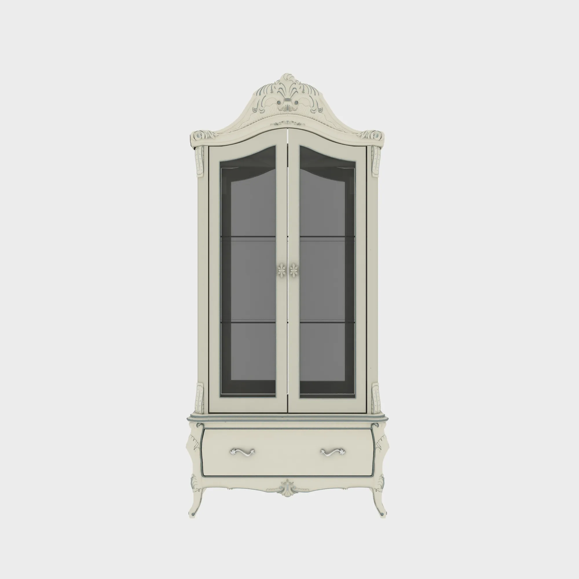 Wine cabinet 3D Model .c4d .max .obj .3ds .fbx .stl .blend 