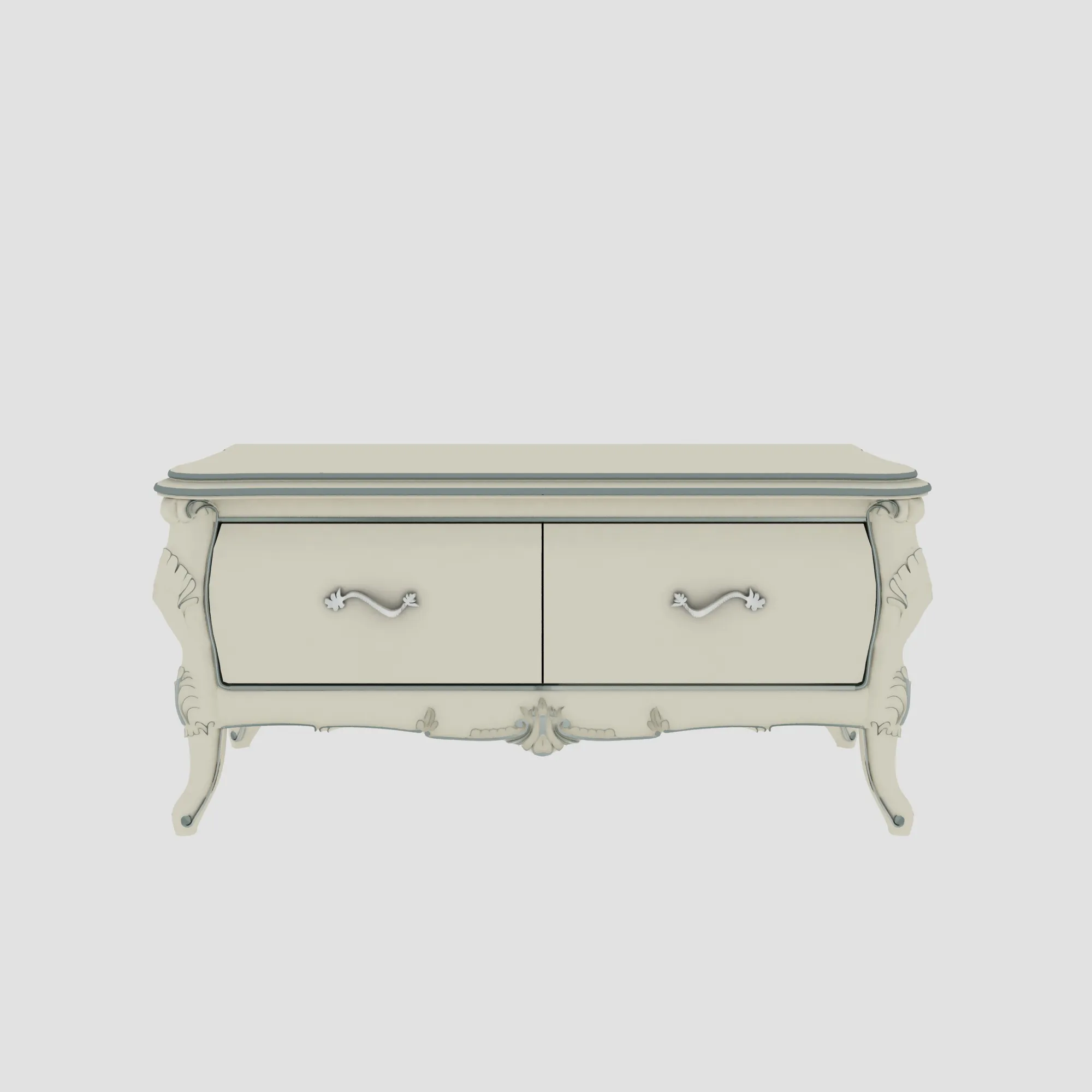 Small sideboard 3D Model .c4d .max .obj .3ds .fbx .stl .blend 