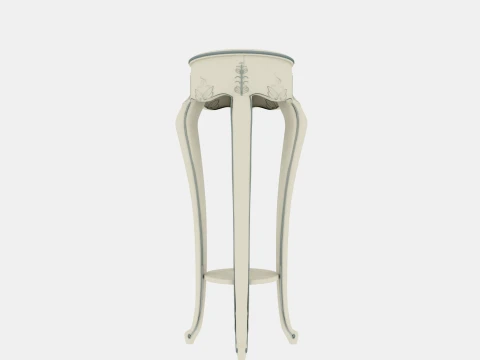 Round Flower Stand Model 3D