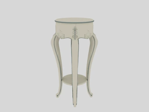 Round Flower Stand 3D Model