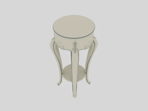 Round Flower Stand 3D Model