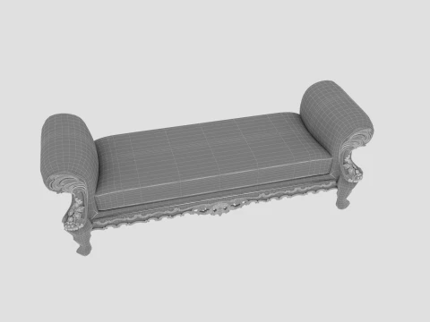 Footstool 3D Model