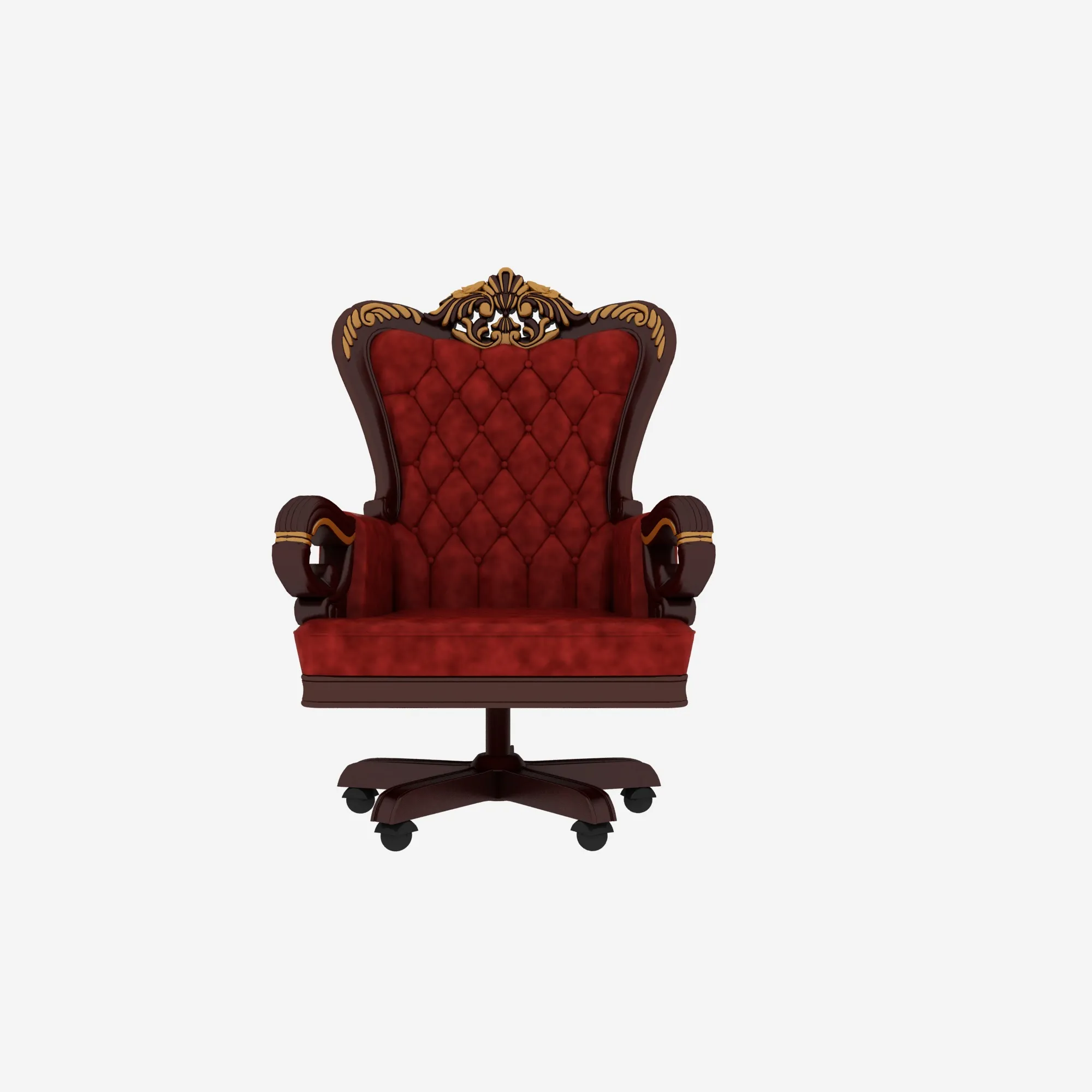 Executive chair 3D Model .c4d .max .obj .3ds .fbx .stl .blend 
