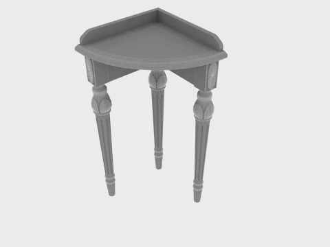 Corner table 3D Model