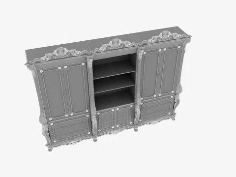 Bookshelf 3D Model