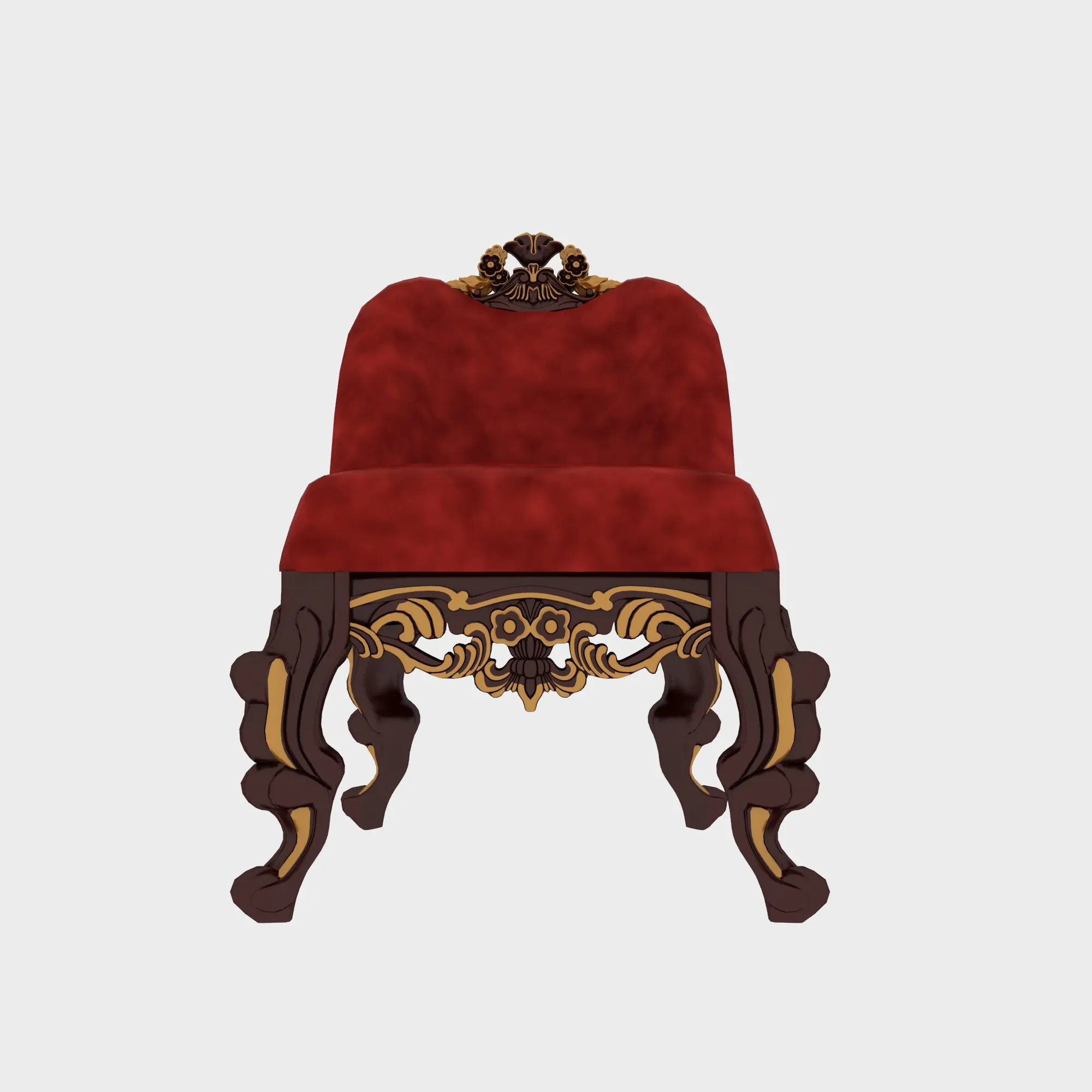 Dressing stool 3D Model .c4d .max .obj .3ds .fbx .stl .blend 