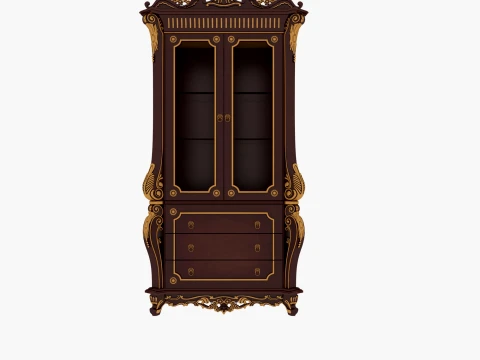 Wine cabinet 3D Model