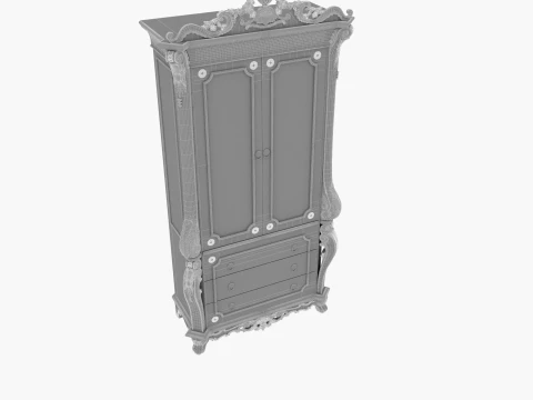 Wine cabinet 3D Model
