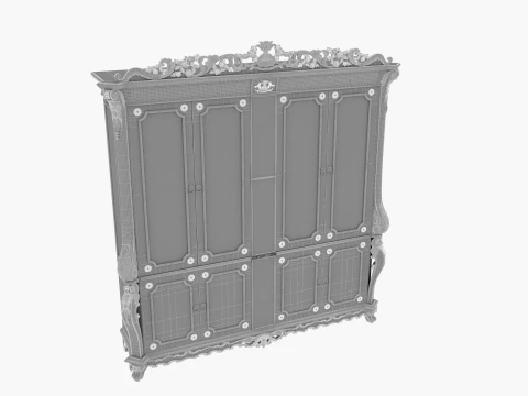 Wine cabinet 3D Model