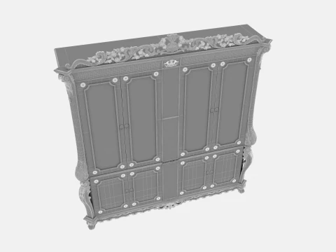 Bookshelf 3D Model