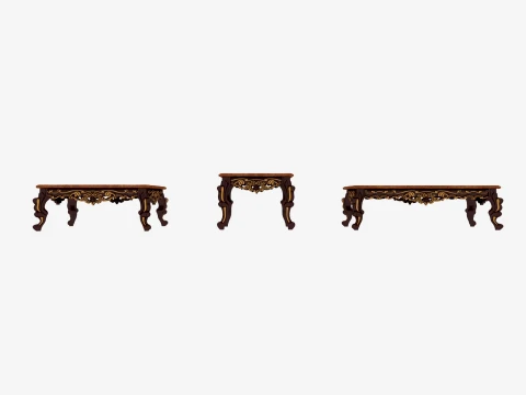 Rectangular table 3D Model