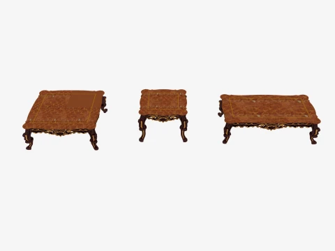 Rectangular table 3D Model