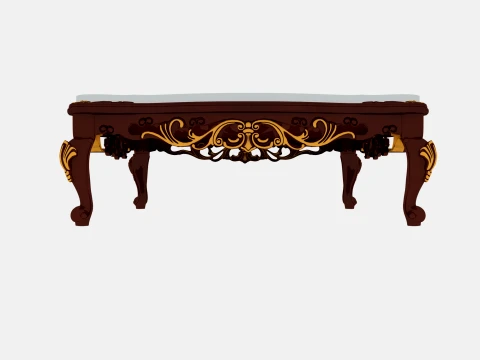 Generous table 3D Model