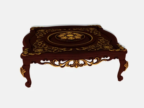 Generous table 3D Model
