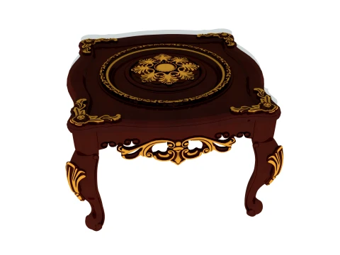 Square table 3D Model