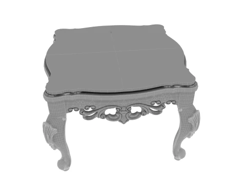 Square table 3D Model