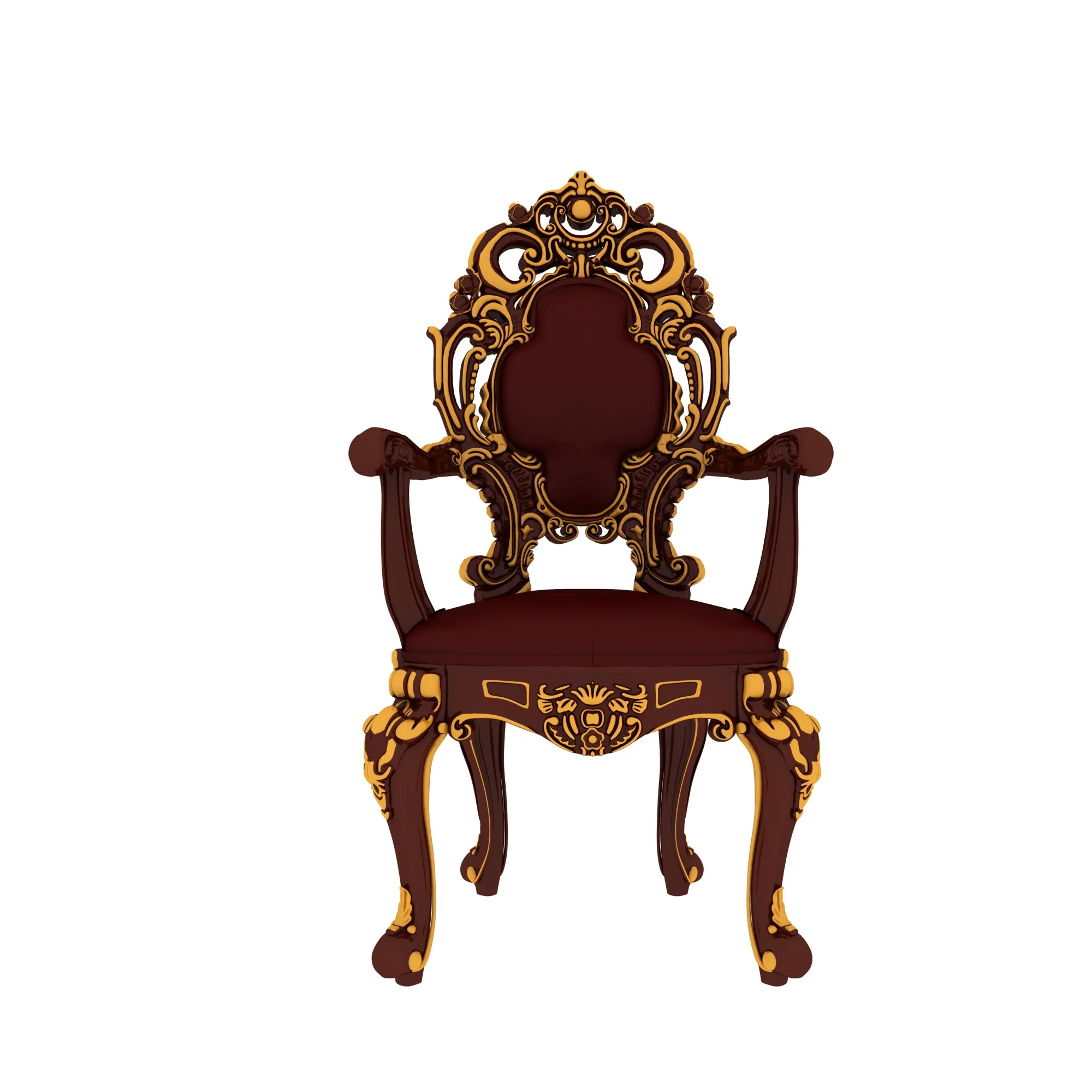 Imperial Concubine Bed 3D Model .c4d .max .obj .3ds .fbx .stl .blend 