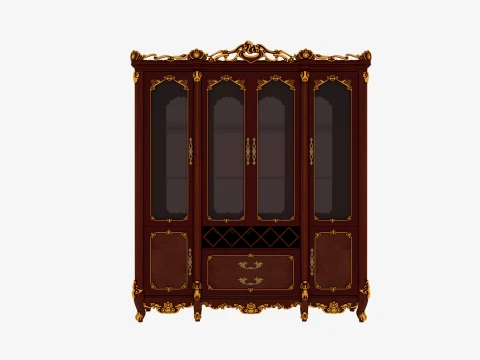 Wine cabinet 3D Модель