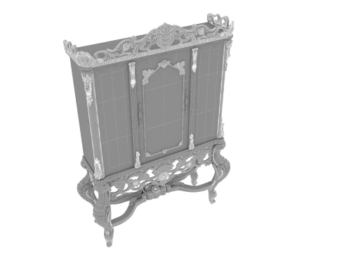 Display cabinet 3D Model