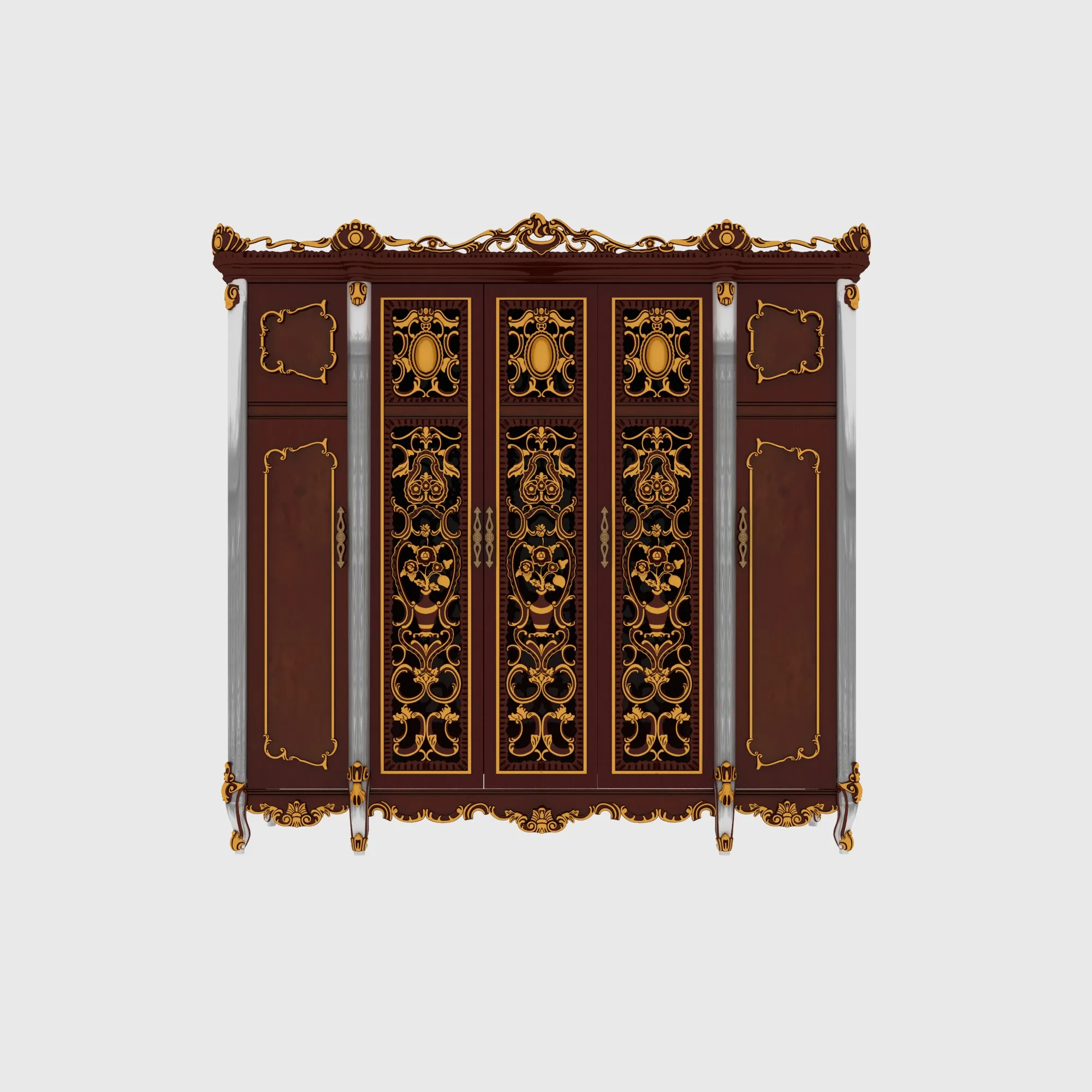 Wardrobe 3D Model .c4d .max .obj .3ds .fbx .stl .blend 