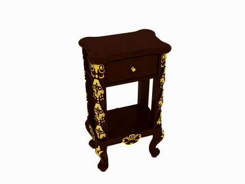 Telephone table 3D Model