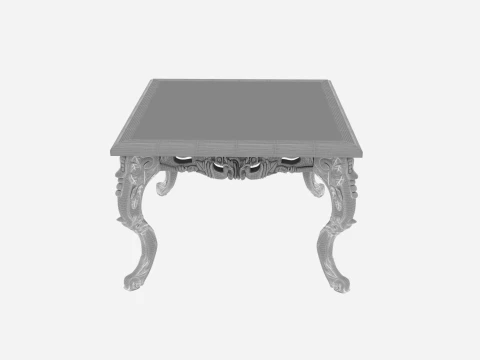 Square table 3D Model
