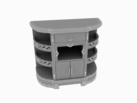 Display cabinet 3D Model